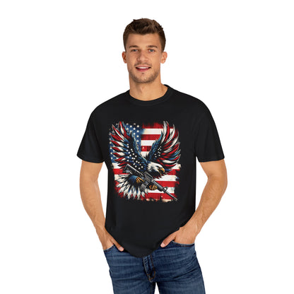 USA Flag and Bald Eagle TShirt