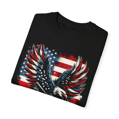 USA Flag and Bald Eagle TShirt