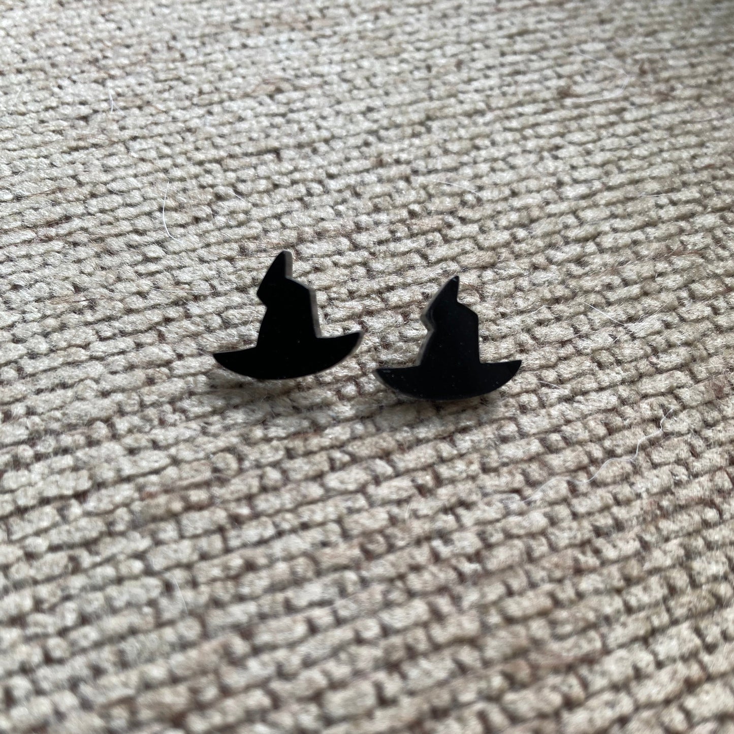 Witch Hat Funky Halloween Earrings