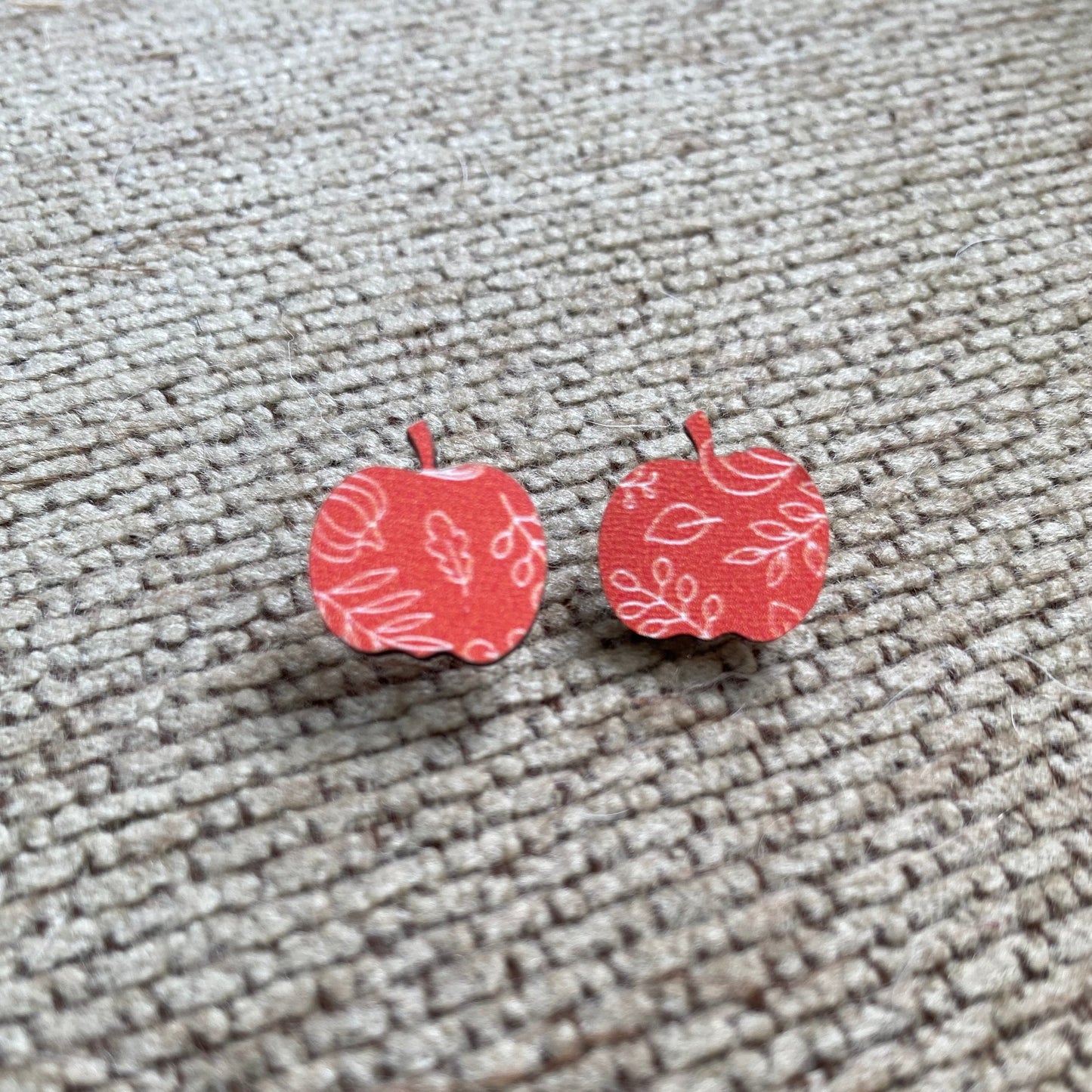 Pumpkin Stud Earrings