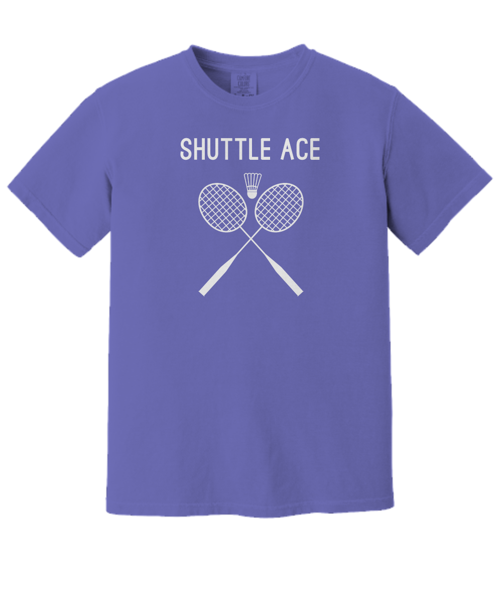 Badminton Shuttle Ace Racket TShirt