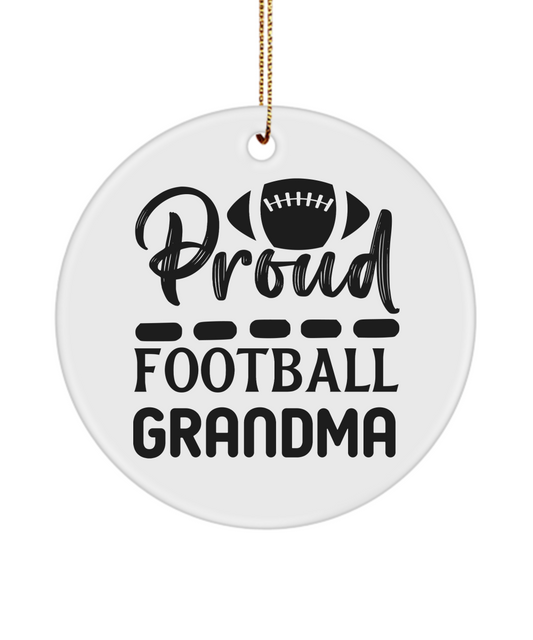 Football Grandma Ornament