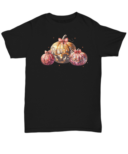 Pumpkin T Shirt - Disco Ball Pattern