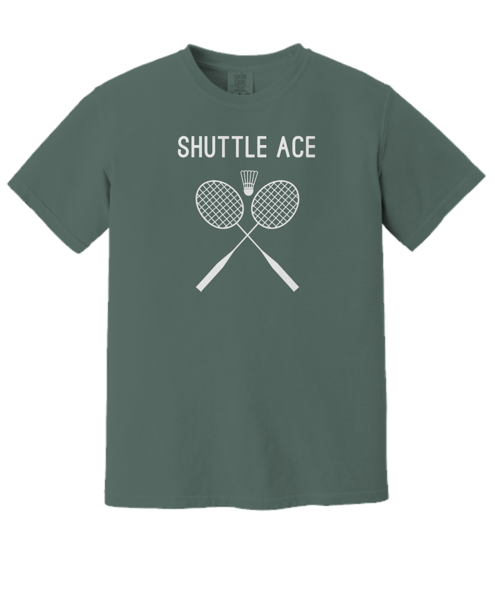 Badminton Shuttle Ace Racket TShirt