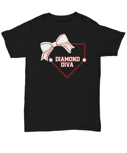 Baseball - Diamond Diva TShirt