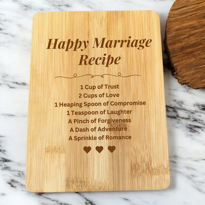 Marriage Cutting Board