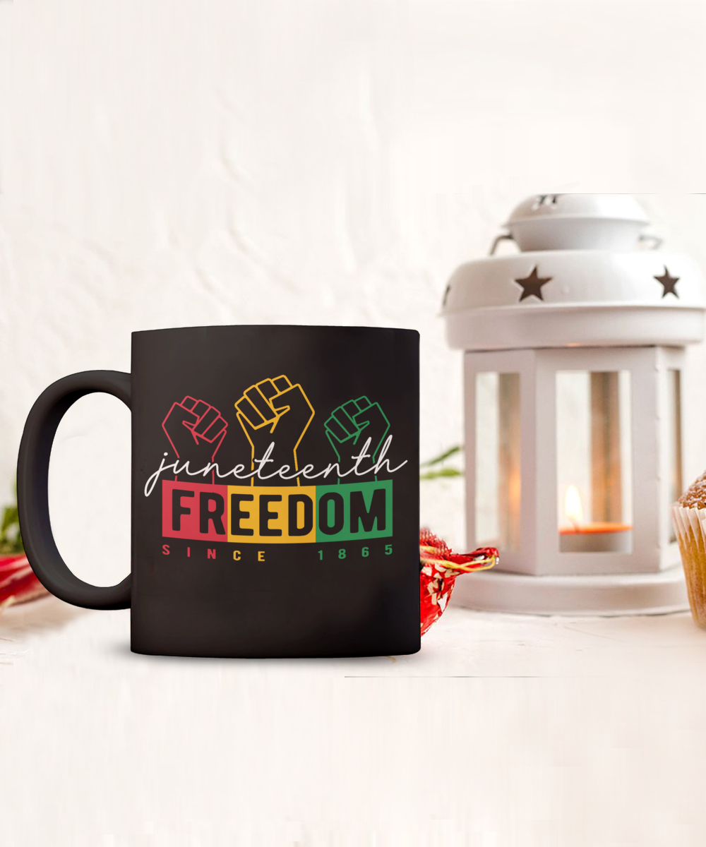 Stepping into Juneteenth Mug