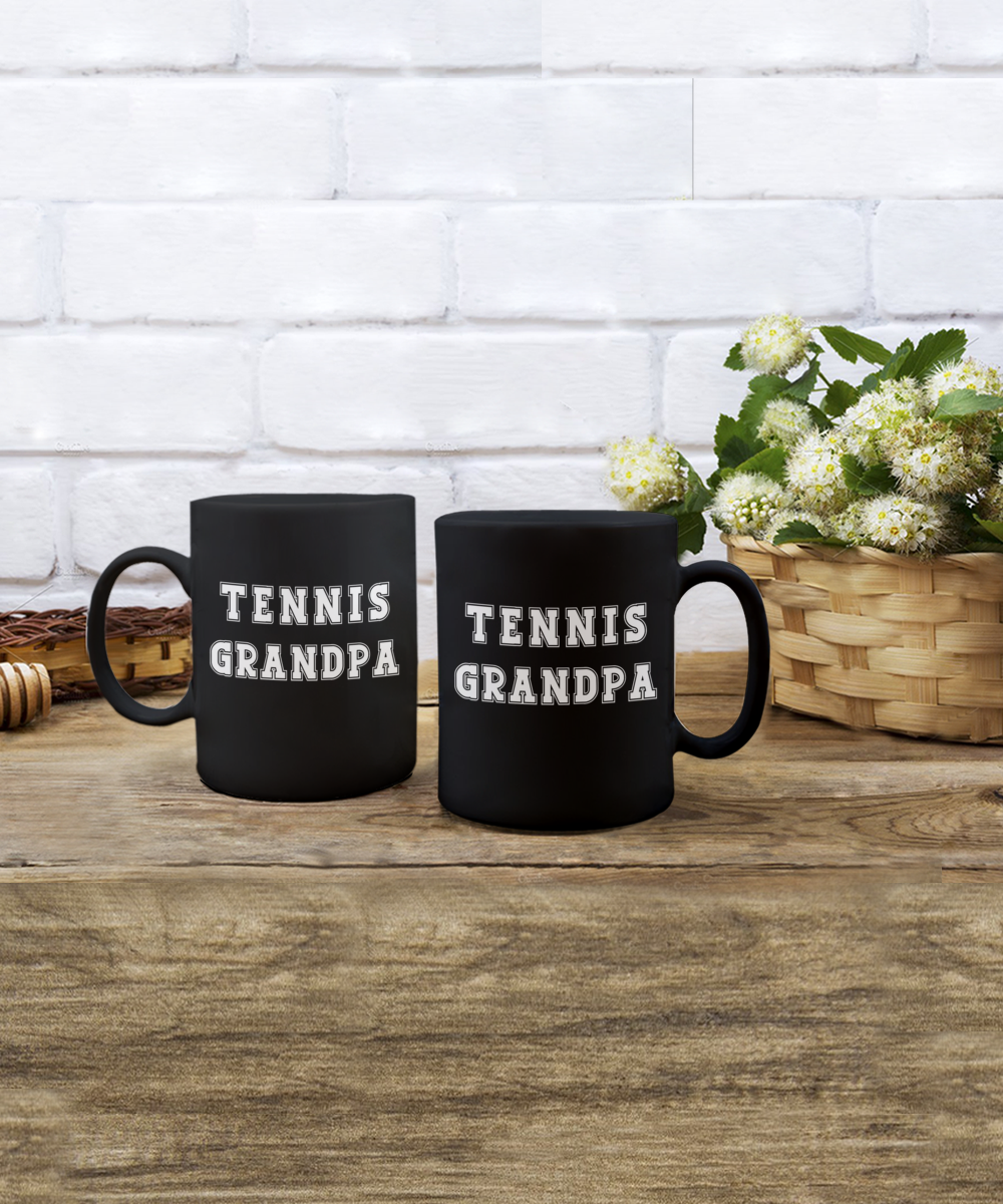 Tennis Grandpa Mug