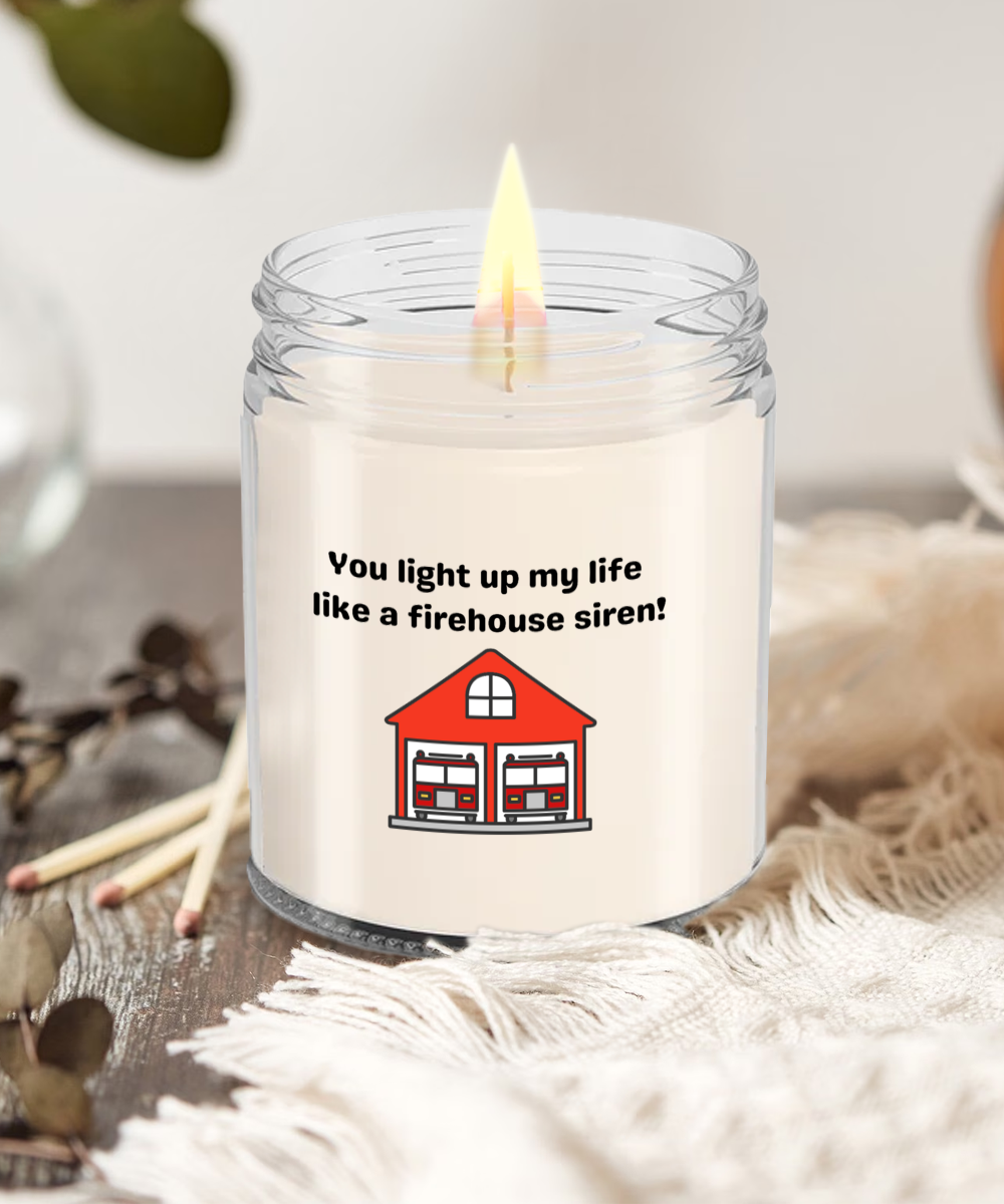 Firefighter Gift - Candle