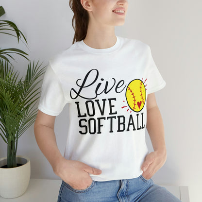 Live Love Softball TShirt