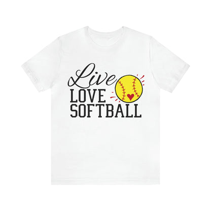 Live Love Softball TShirt