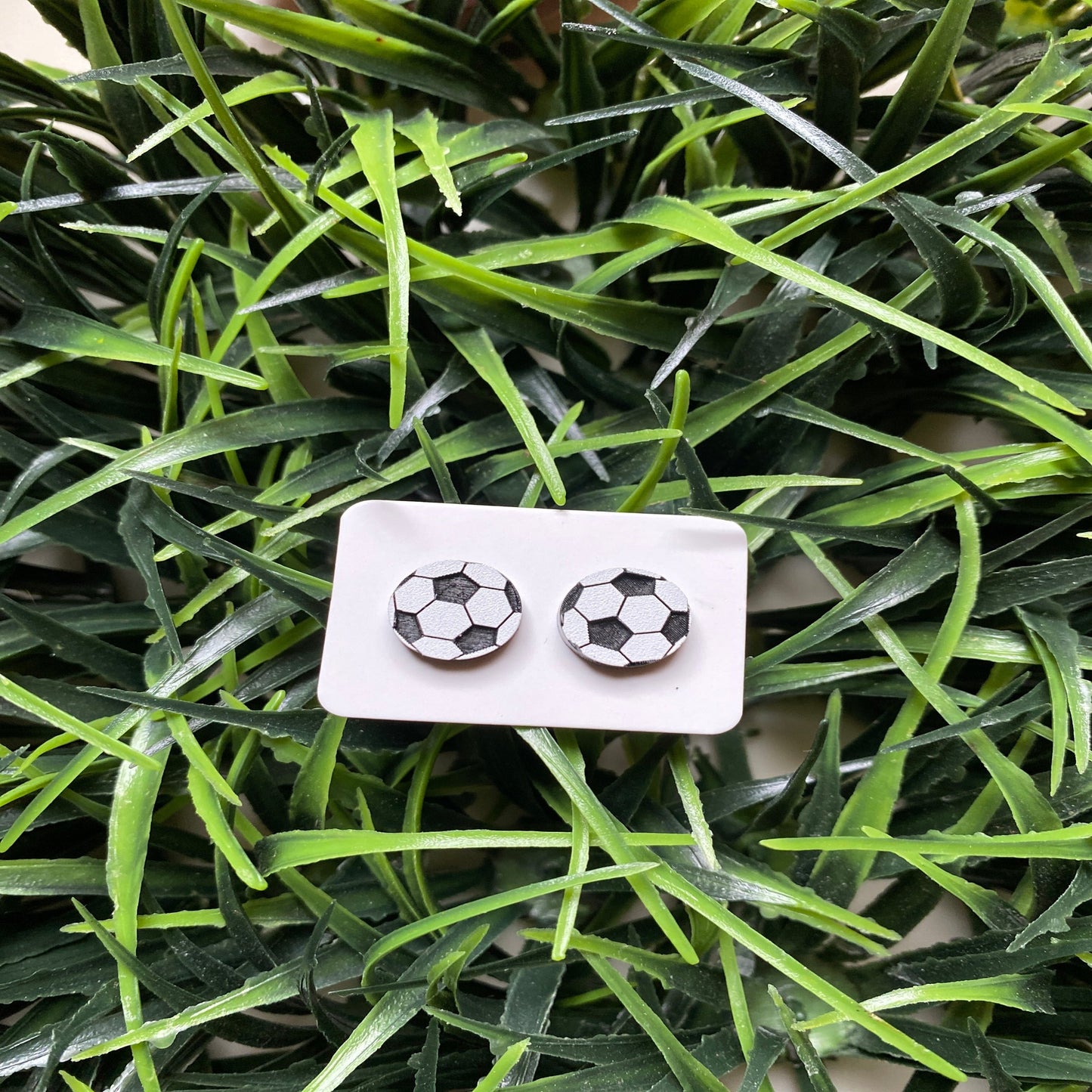 Soccer Stud Earrings