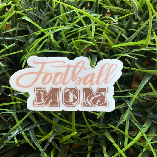 Football Mom Waterproof Vinyl Sticker