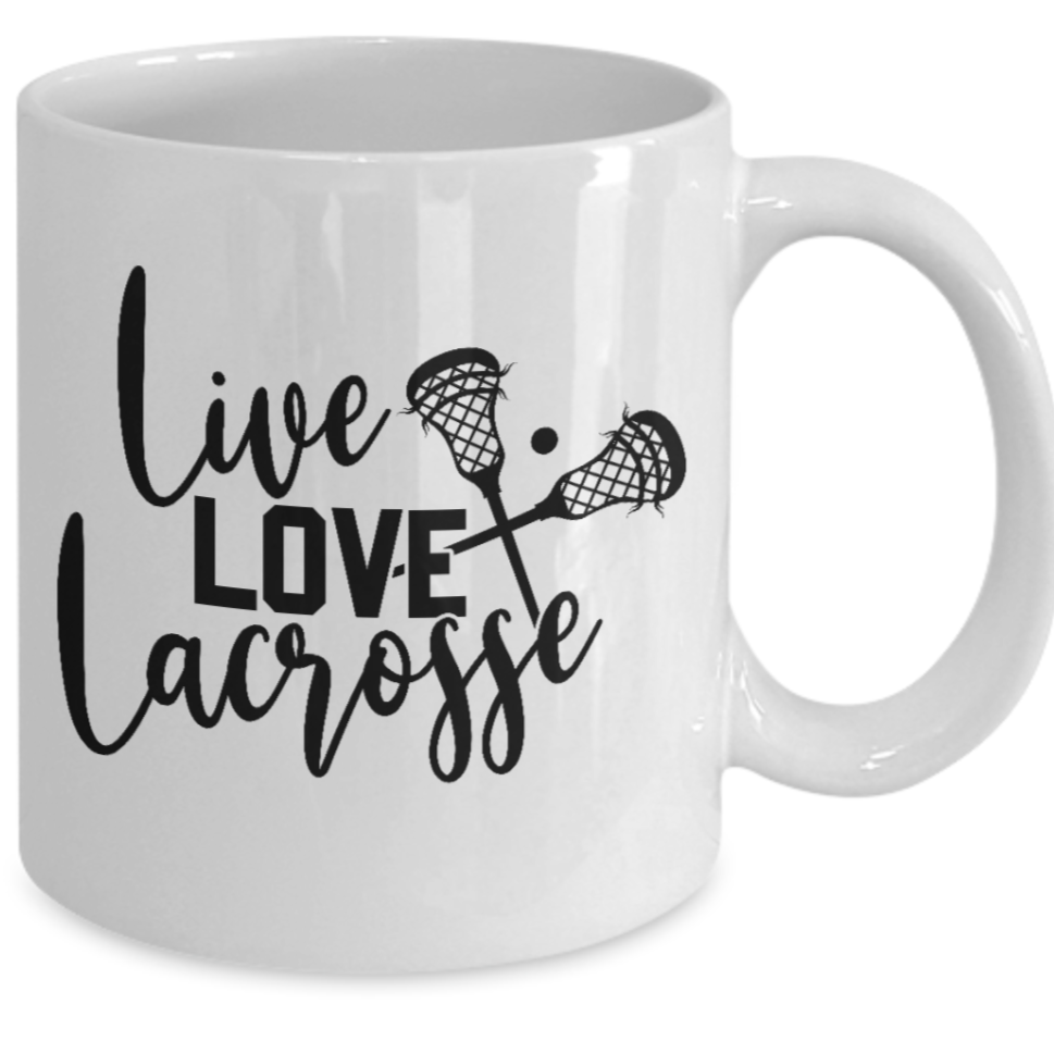 Live, Love, Lacrosse Mug