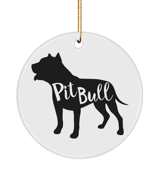 Pitbull Ornament gift