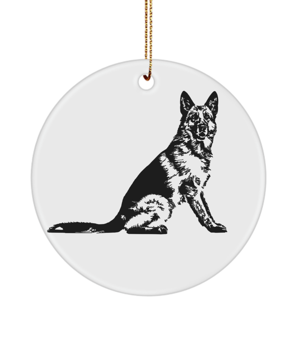 German Shepherd Ornament