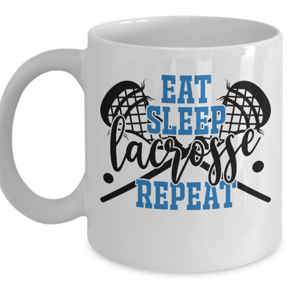 Eat, Sleep Lacrosse Mug