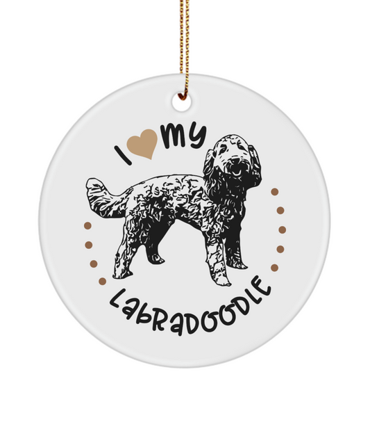 Labradoodle Ornament