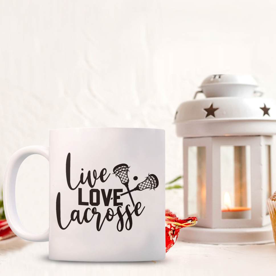 Live, Love, Lacrosse Mug