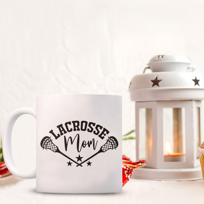 Lacrosse Mom Mug with Sticks