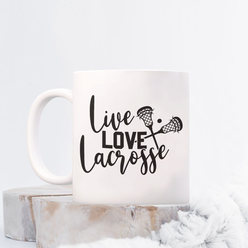 Live, Love, Lacrosse Mug