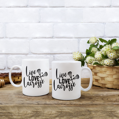 Live, Love, Lacrosse Mug