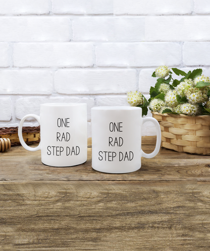 One Rad Step Dad Mug